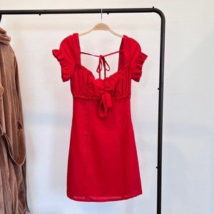 Tiger Mist Blossom Dress Red -- Size XS (NWT)